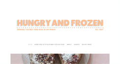 Desktop Screenshot of hungryandfrozen.com