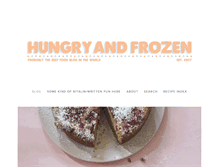 Tablet Screenshot of hungryandfrozen.com